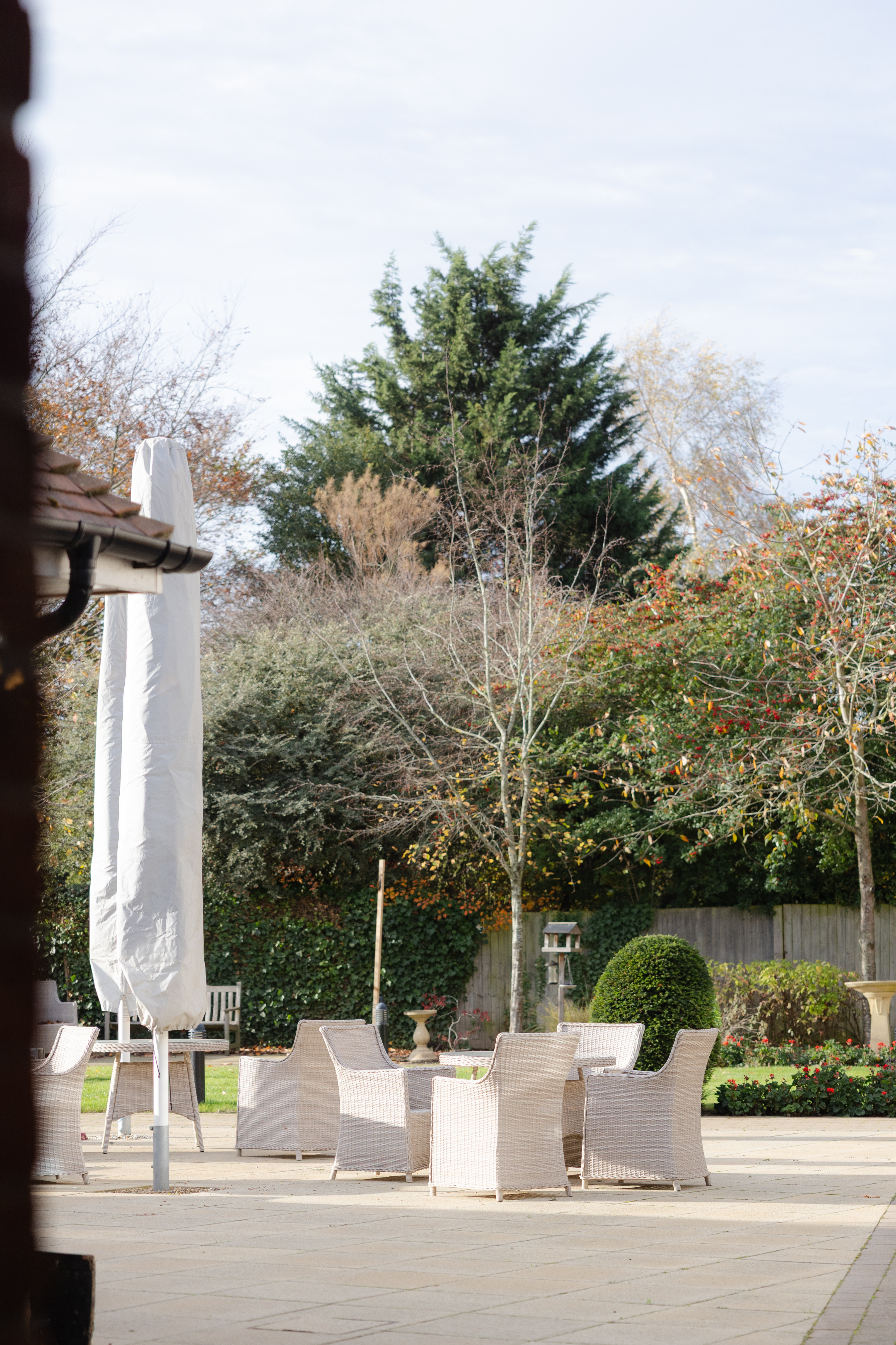 The garden terrace