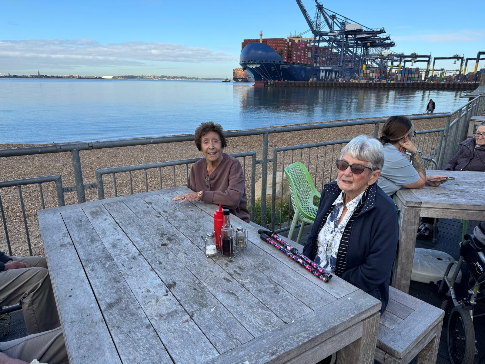 A Day by the Sea: Residents Enjoy a Visit to Felixstowe